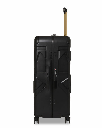 REALITY CHECK SHARKITECTURE FULL-SIZE JETBLACK LUGGAGE (GOLD HARDWARE) | Sprayground Online