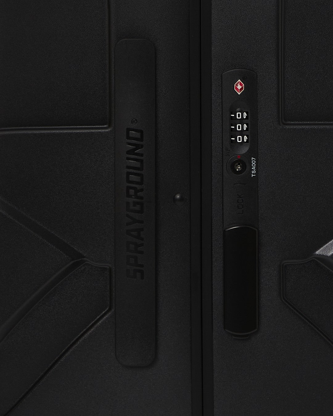 REALITY CHECK SHARKITECTURE FULL-SIZE JETBLACK LUGGAGE (GOLD HARDWARE) | Sprayground Online