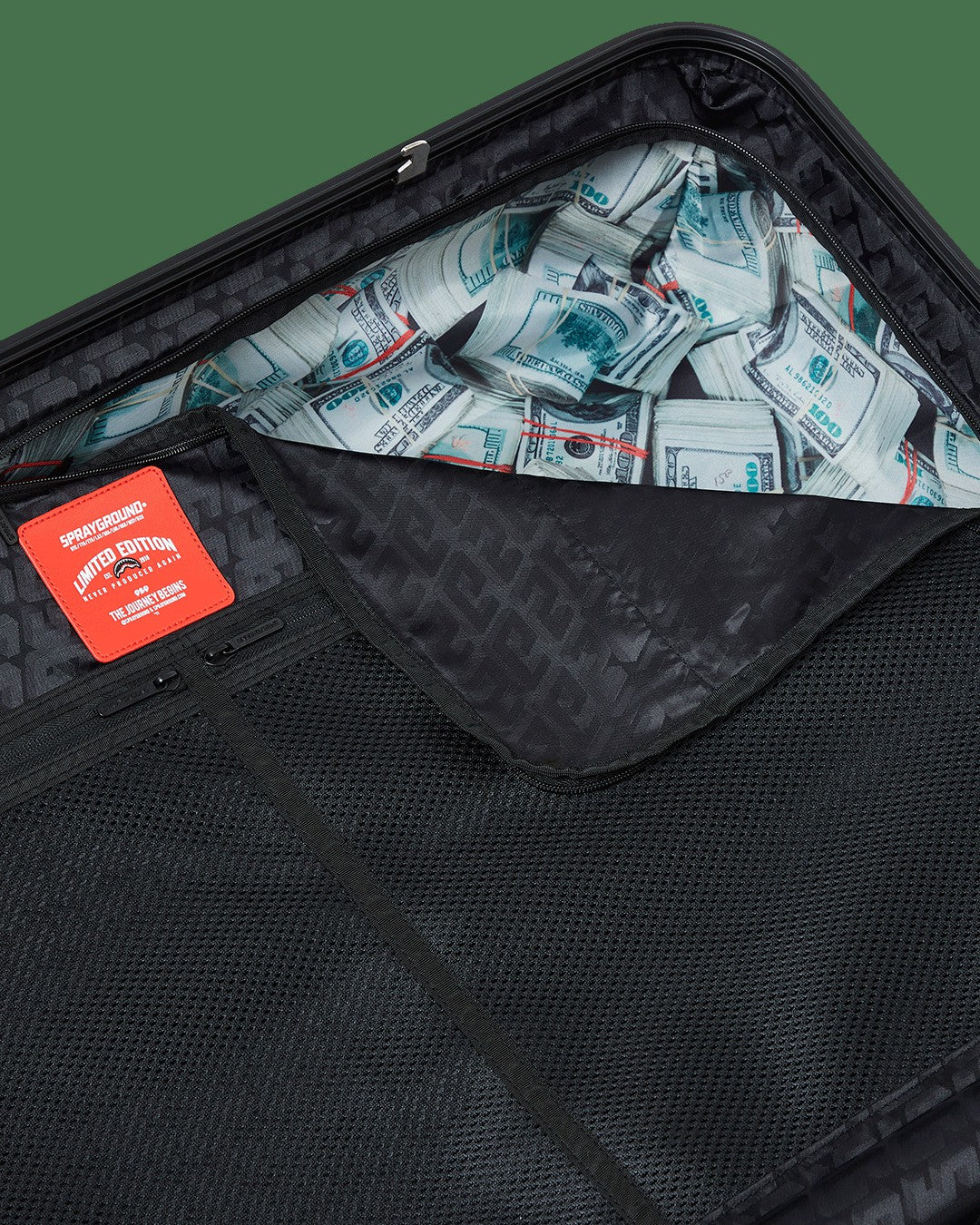 REALITY CHECK SHARKITECTURE FULL-SIZE JETBLACK LUGGAGE (GUNMETAL HARDW | Sprayground Near Me