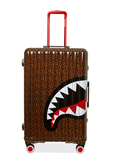 FRENZY SHARKS SHARKNAUTICS HARDSHELL FULL-SIZE LUGGAGE | Sprayground Discount