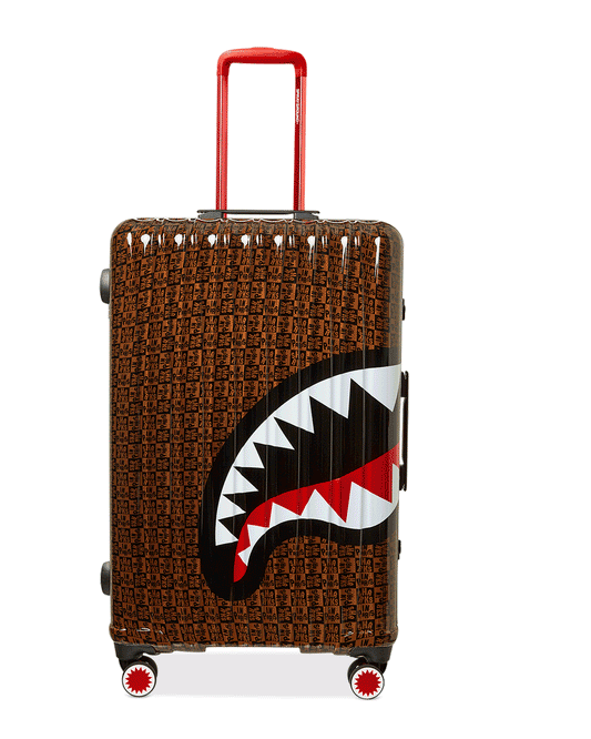 FRENZY SHARKS SHARKNAUTICS HARDSHELL FULL-SIZE LUGGAGE | Sprayground Discount