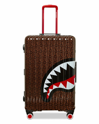 FRENZY SHARKS SHARKNAUTICS HARDSHELL FULL-SIZE LUGGAGE | Sprayground Discount