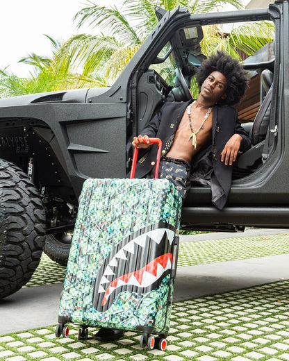 MAMA I MADE IT SHARKITECTURE HARDSHELL FULL-SIZE LUGGAGE | Sprayground US