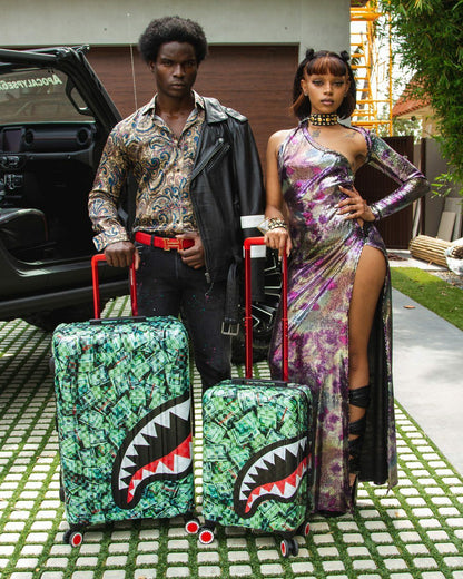 MAMA I MADE IT SHARKITECTURE HARDSHELL FULL-SIZE LUGGAGE | Sprayground US