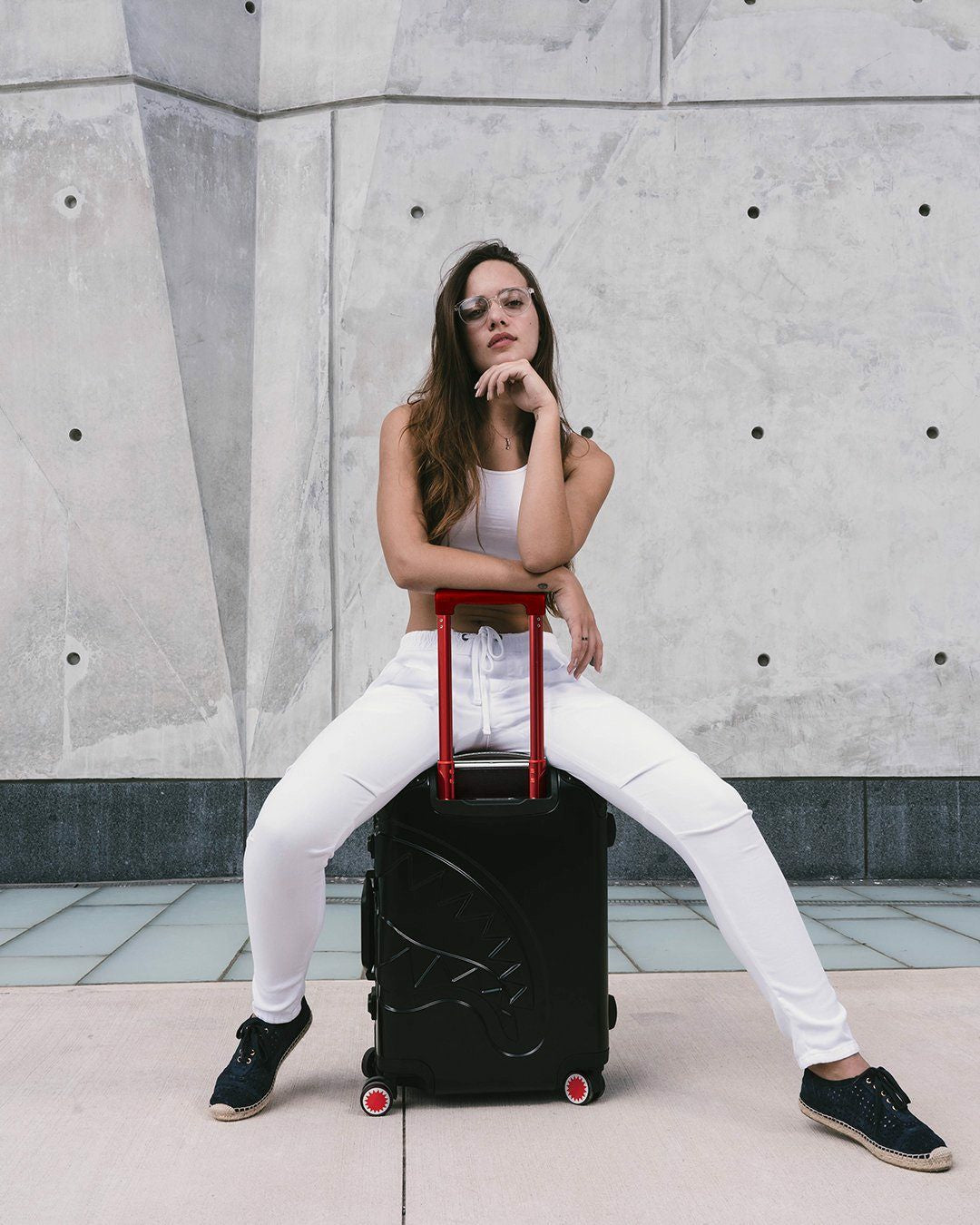 SHARKITECTURE MOLDED 2 PC LUGGAGE SET | Sprayground Discount