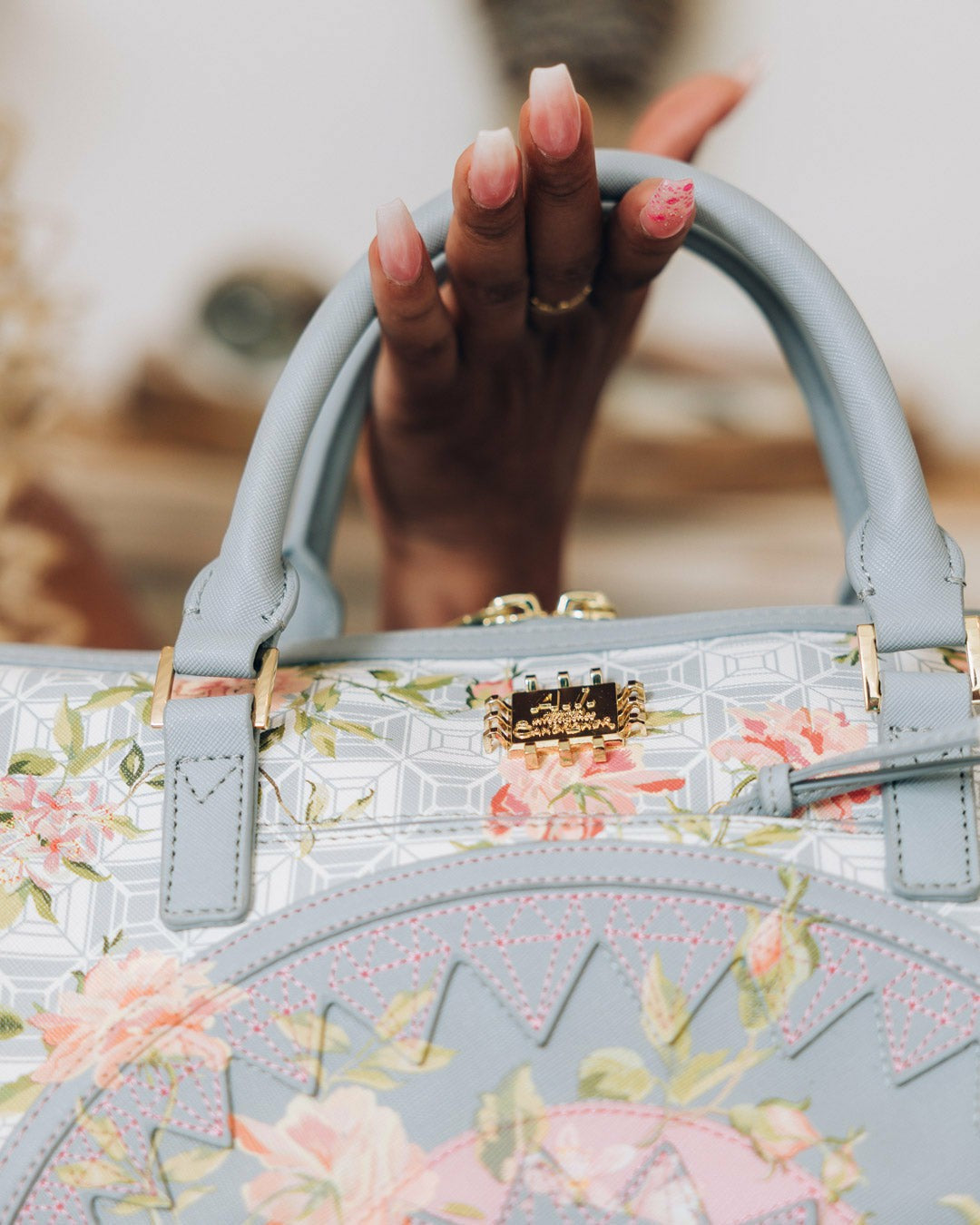 A.I. AFRICAN INTELLIGENCE ELEGANT ENERGY MINI DUFFLE - SANDFLOWER COLL | Sprayground Online