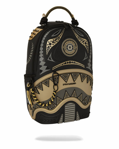 A.I. AFRICAN INTELLIGENCE SHARKS OF THE GOLD OCEAN BACKPACK - SANDFLOW | Sprayground US