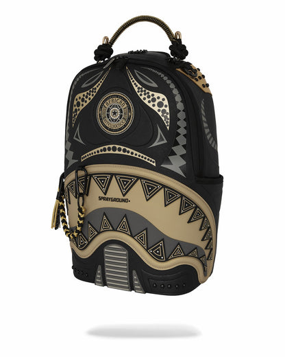A.I. AFRICAN INTELLIGENCE SHARKS OF THE GOLD OCEAN BACKPACK - SANDFLOW | Sprayground US