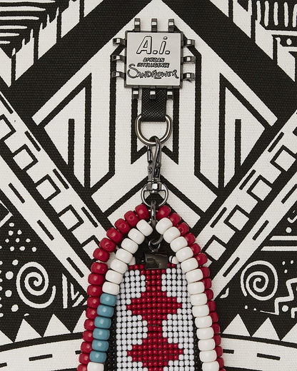 A.I. AFRICAN INTELLIGENCE THE SKYHAWK BACKPACK - SANDFLOWER COLLAB | Sprayground Discount