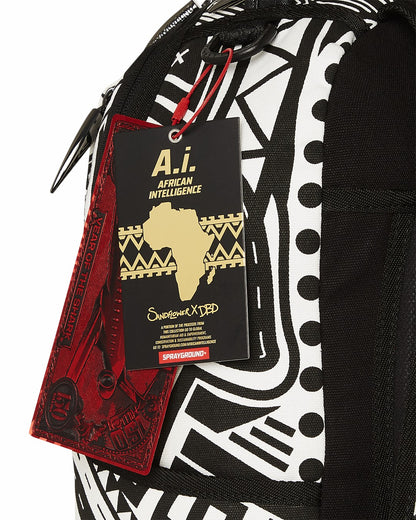 A.I. AFRICAN INTELLIGENCE THE SKYHAWK BACKPACK - SANDFLOWER COLLAB | Sprayground Discount
