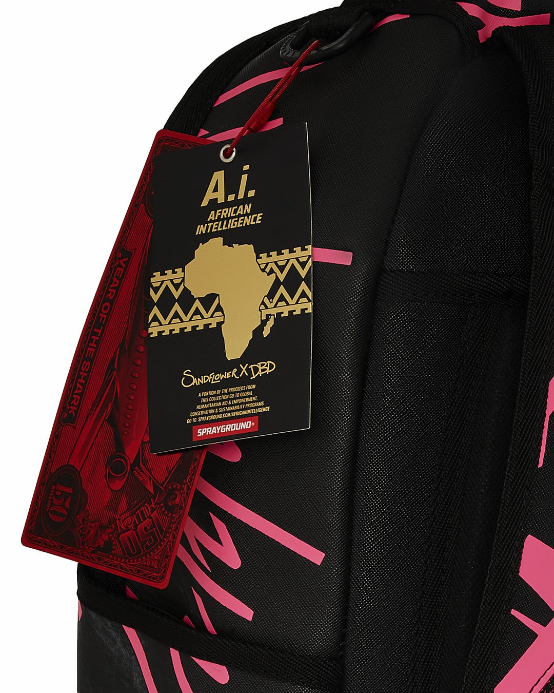 A.I. AFRICAN INTELLIGENCE PRIDE AND POWER BACKPACK - SANDFLOWER COLLAB | Sprayground Near Me