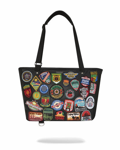 A.I. THE 54 (PATCHES OF AFRICA) CARGO TOTE | Sprayground for sale