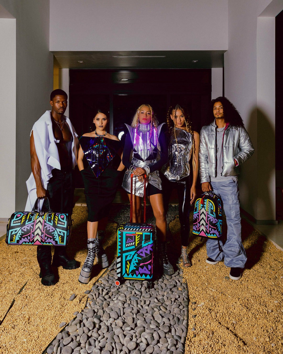A.I. PATH TO THE FUTURE III HARDSHELL CARRY-ON LUGGAGE - SANDFLOWER CO | Sprayground Discount