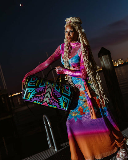 A.I. PATH TO THE FUTURE III DUFFLE - SANDFLOWER COLLAB (GLOW IN THE DA | Sprayground for sale