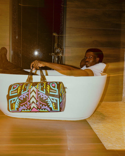 A.I. PATH TO THE FUTURE III DUFFLE - SANDFLOWER COLLAB (GLOW IN THE DA | Sprayground for sale