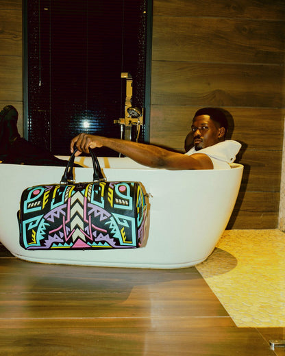 A.I. PATH TO THE FUTURE III DUFFLE - SANDFLOWER COLLAB (GLOW IN THE DA | Sprayground for sale