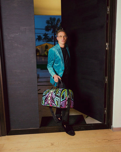 A.I. PATH TO THE FUTURE III DUFFLE - SANDFLOWER COLLAB (GLOW IN THE DA | Sprayground for sale
