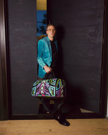 A.I. PATH TO THE FUTURE III DUFFLE - SANDFLOWER COLLAB (GLOW IN THE DA | Sprayground for sale