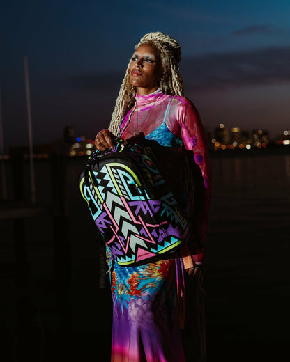 A.I. PATH TO THE FUTURE III BACKPACK - SANDFLOWER COLLAB (GLOW IN THE | Sprayground Clearance