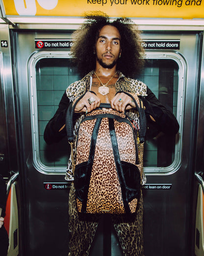 AFRICAN INTELLIGENCE 9 COURAGE LIVES ON BACKPACK - SANDFLOWER COLLAB | Sprayground Online