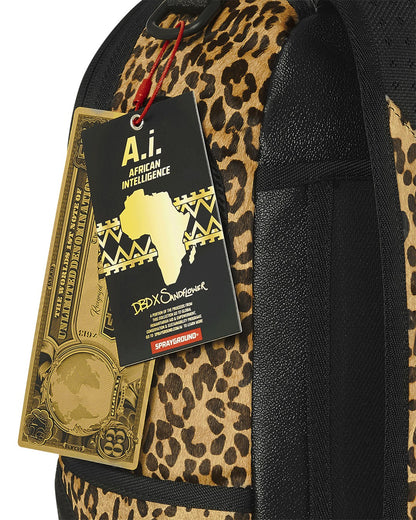 AFRICAN INTELLIGENCE 9 COURAGE LIVES ON BACKPACK - SANDFLOWER COLLAB | Sprayground Online