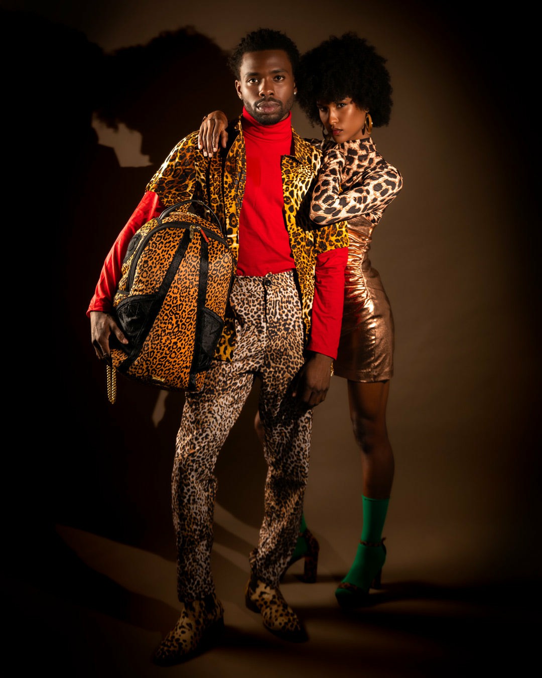 AFRICAN INTELLIGENCE 9 COURAGE LIVES ON BACKPACK - SANDFLOWER COLLAB | Sprayground Online