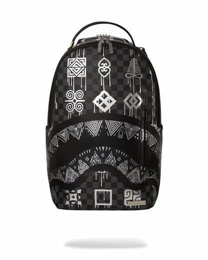 AFRICAN INTELLIGENCE 9 POWER GLYPHICS BACKPACK - SANDFLOWER COLLAB | Sprayground sale