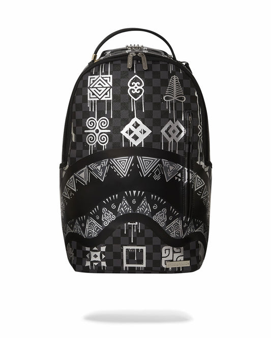 AFRICAN INTELLIGENCE 9 POWER GLYPHICS BACKPACK - SANDFLOWER COLLAB | Sprayground sale