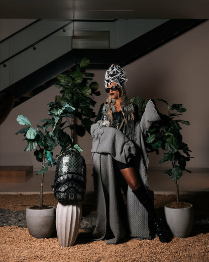 AFRICAN INTELLIGENCE 9 POWER GLYPHICS BACKPACK - SANDFLOWER COLLAB | Sprayground sale