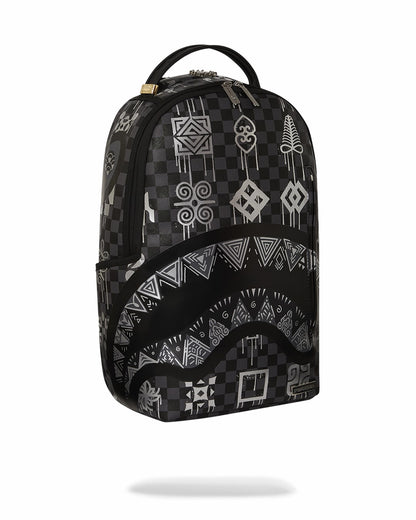 AFRICAN INTELLIGENCE 9 POWER GLYPHICS BACKPACK - SANDFLOWER COLLAB | Sprayground sale