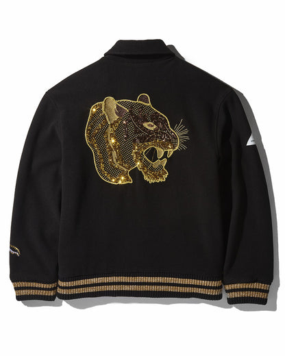 A.I.9 AFRICAN INTELLIGENCE GUILDED LEOPARD - SANDFLOWER COLLAB VARSITY | Sprayground US