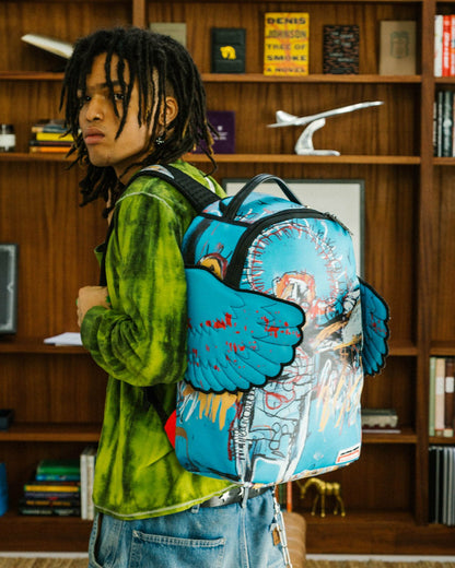 OFFICIAL BASQUIAT UNTITLED (FALLEN ANGEL) 1981 WING BACKPACK (DLXV) | Sprayground Near Me