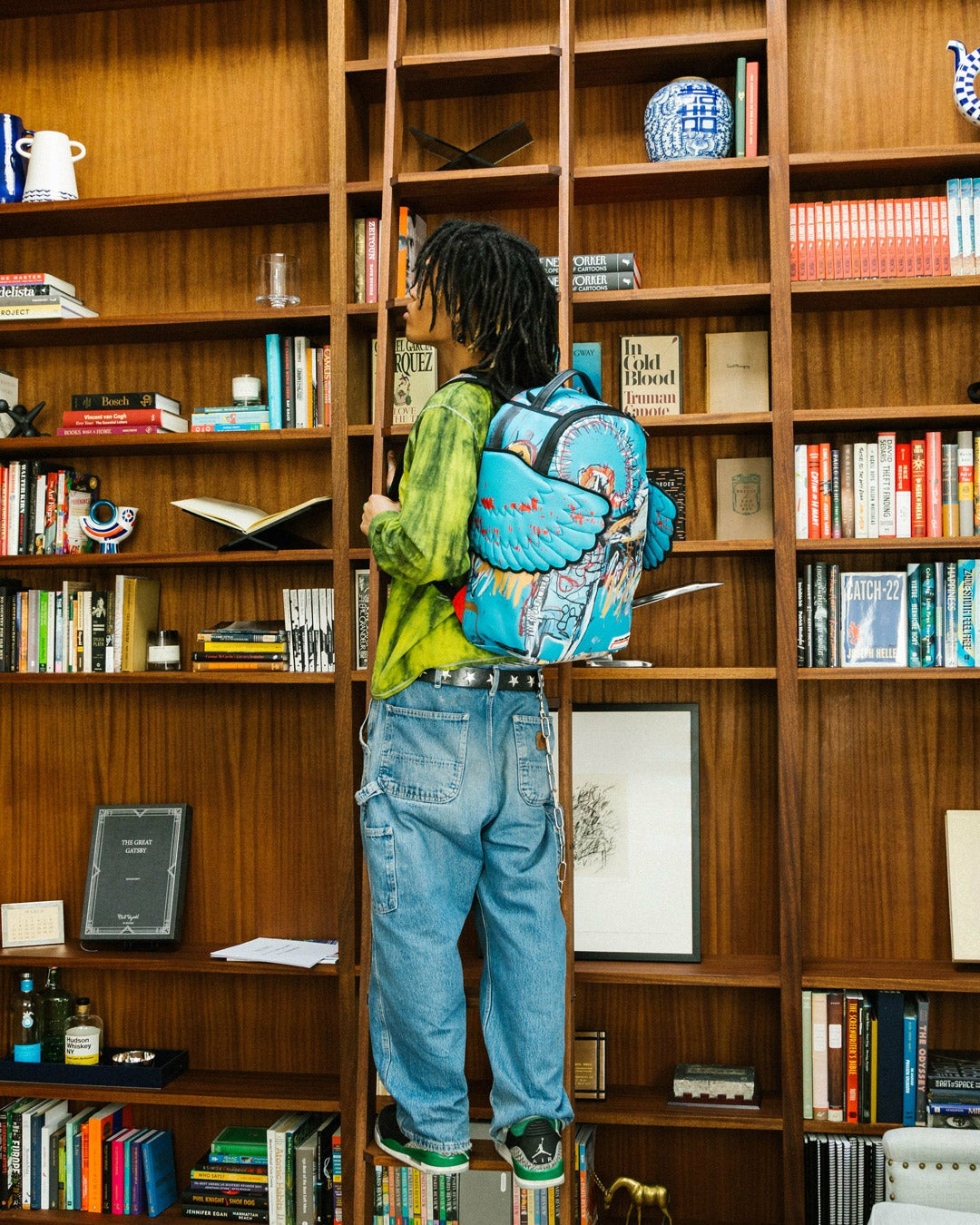 OFFICIAL BASQUIAT UNTITLED (FALLEN ANGEL) 1981 WING BACKPACK (DLXV) | Sprayground Near Me