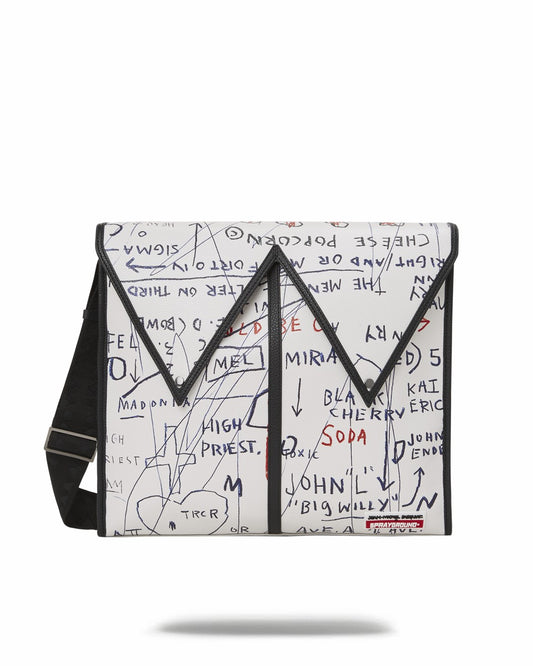 OFFICIAL BASQUIAT UNTITLED (CHEESE POPCORN) 1983 SLING MESSENGER | Sprayground US