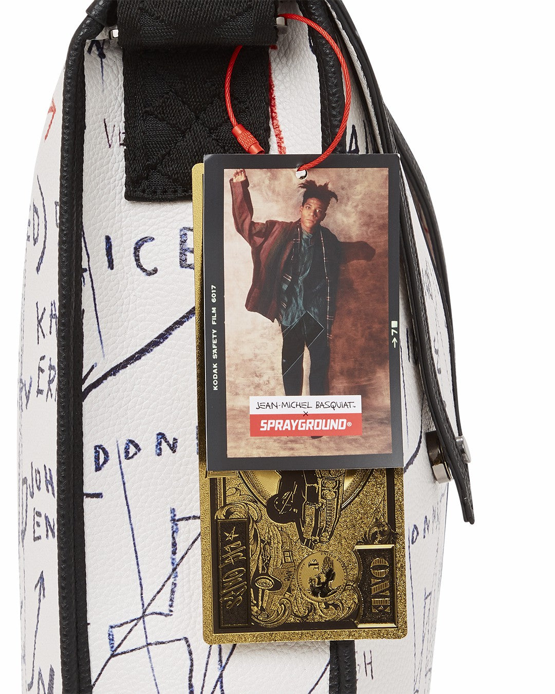 OFFICIAL BASQUIAT UNTITLED (CHEESE POPCORN) 1983 SLING MESSENGER | Sprayground US