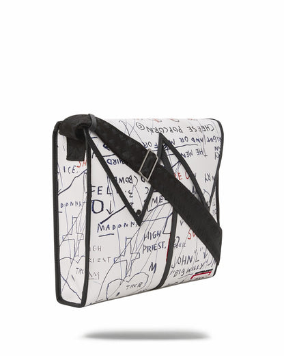 OFFICIAL BASQUIAT UNTITLED (CHEESE POPCORN) 1983 SLING MESSENGER | Sprayground US