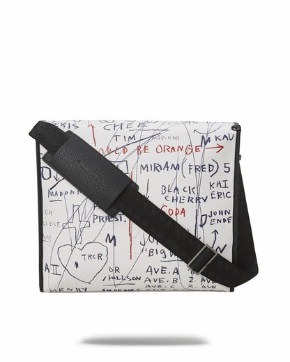 OFFICIAL BASQUIAT UNTITLED (CHEESE POPCORN) 1983 SLING MESSENGER | Sprayground US