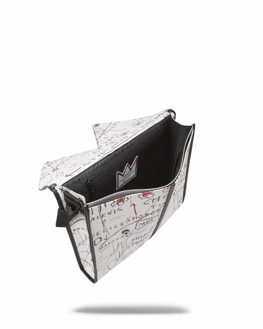 OFFICIAL BASQUIAT UNTITLED (CHEESE POPCORN) 1983 SLING MESSENGER | Sprayground US