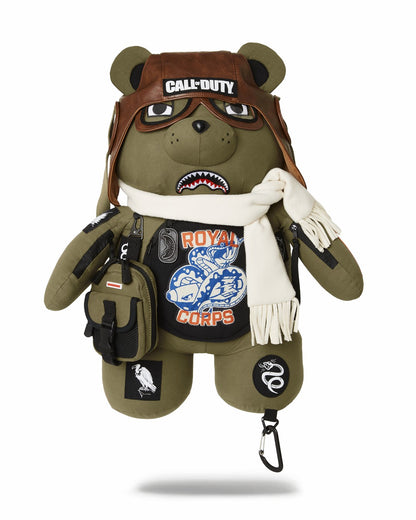 CALL OF DUTY AVIATOR FEARLESS MONEYBEAR TEDDYBEAR BACKPACK | Sprayground Discount