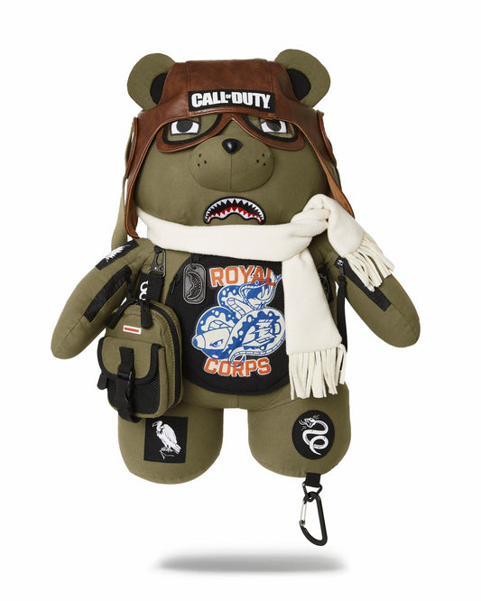 CALL OF DUTY AVIATOR FEARLESS MONEYBEAR TEDDYBEAR BACKPACK | Sprayground Discount