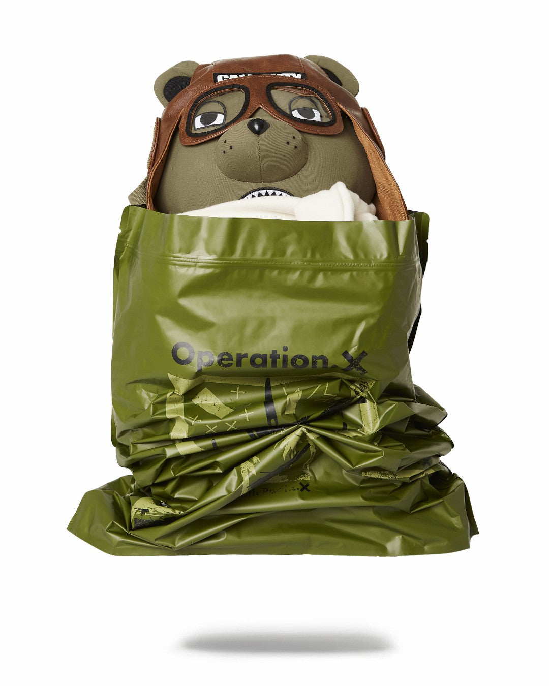 CALL OF DUTY AVIATOR FEARLESS MONEYBEAR TEDDYBEAR BACKPACK | Sprayground Discount
