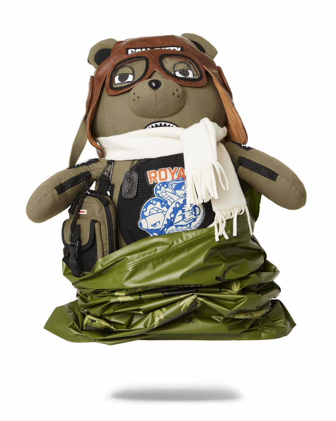 CALL OF DUTY AVIATOR FEARLESS MONEYBEAR TEDDYBEAR BACKPACK | Sprayground Discount