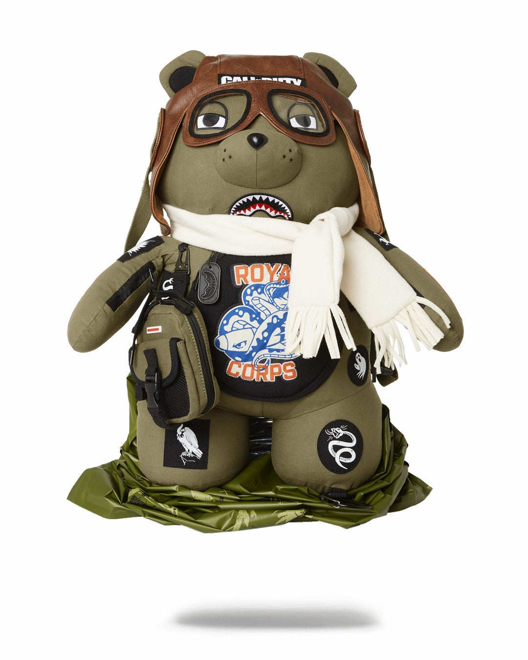 CALL OF DUTY AVIATOR FEARLESS MONEYBEAR TEDDYBEAR BACKPACK | Sprayground Discount