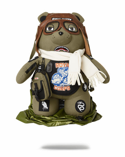 CALL OF DUTY AVIATOR FEARLESS MONEYBEAR TEDDYBEAR BACKPACK | Sprayground Discount