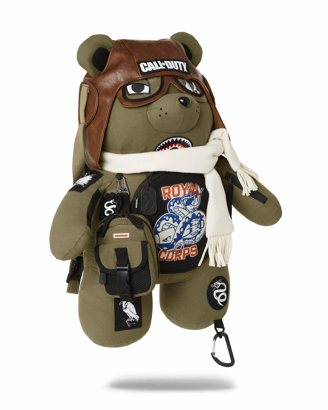 CALL OF DUTY AVIATOR FEARLESS MONEYBEAR TEDDYBEAR BACKPACK | Sprayground Discount