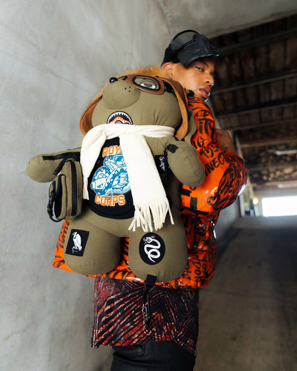 CALL OF DUTY AVIATOR FEARLESS MONEYBEAR TEDDYBEAR BACKPACK | Sprayground Discount
