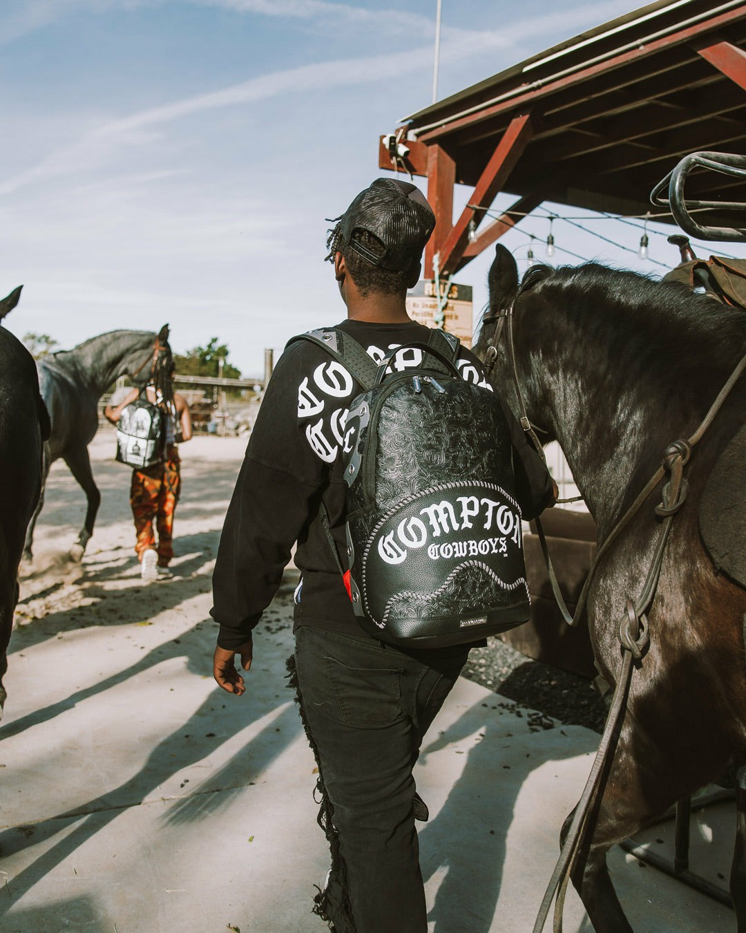 COMPTON COWBOYS WELCOME TO MY CITY BACKPACK | Sprayground sale