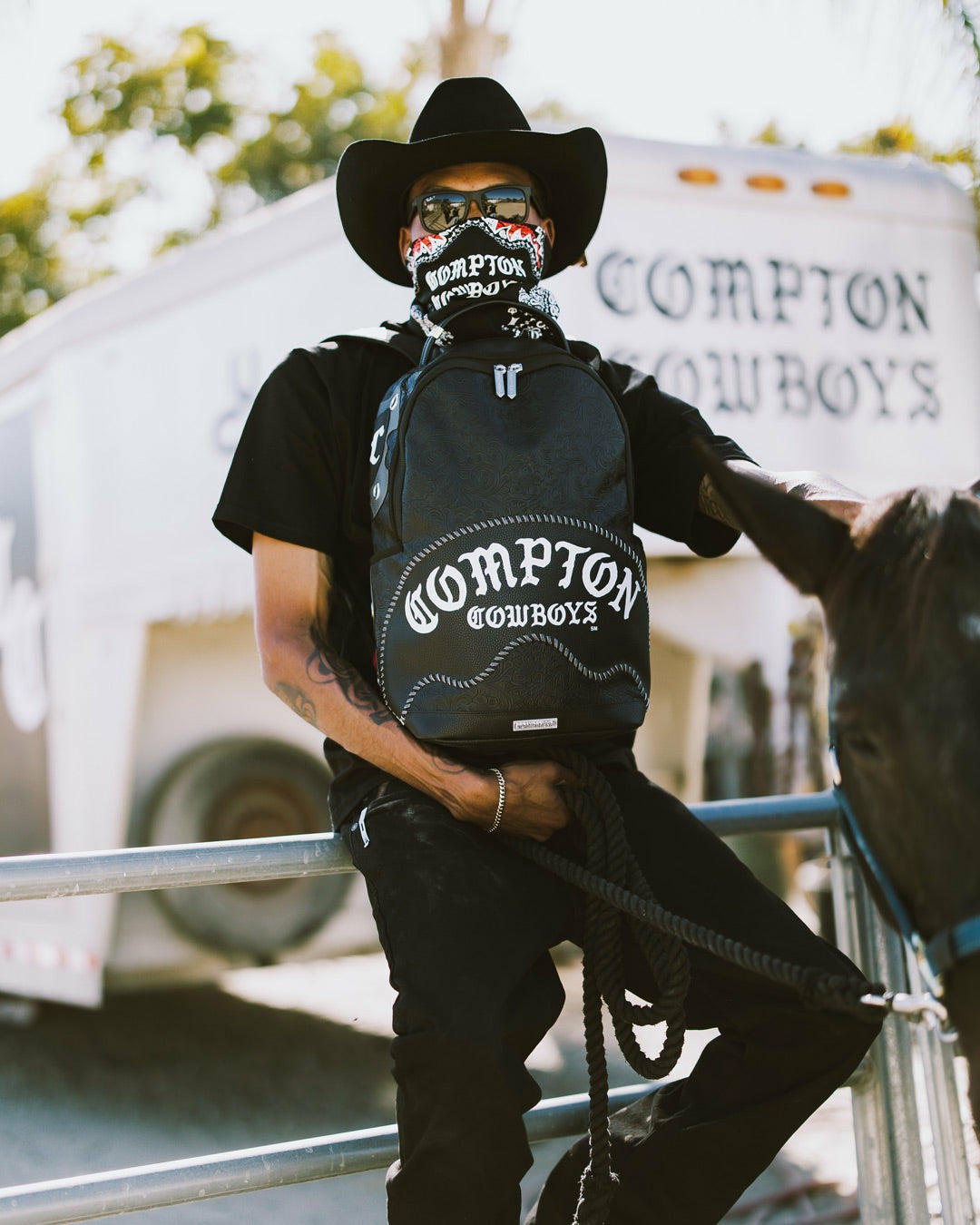 COMPTON COWBOYS WELCOME TO MY CITY BACKPACK | Sprayground sale