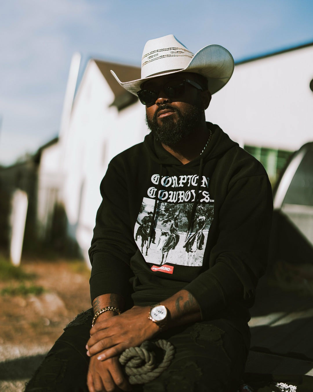 COMPTON COWBOYS CITY RIDERS HOODY | Sprayground for sale