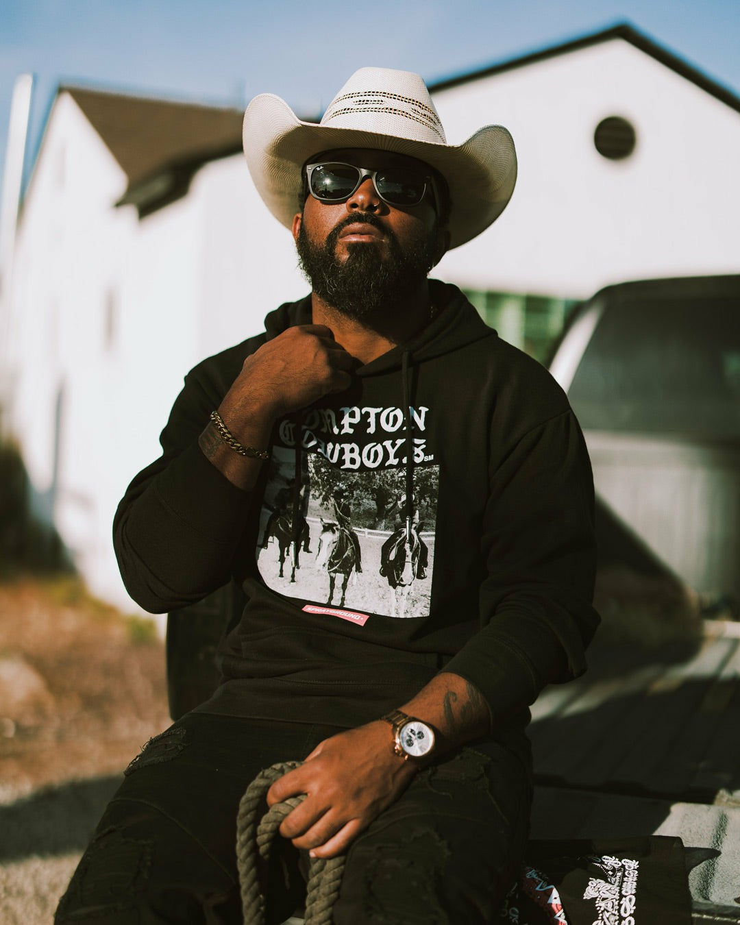 COMPTON COWBOYS CITY RIDERS HOODY | Sprayground for sale